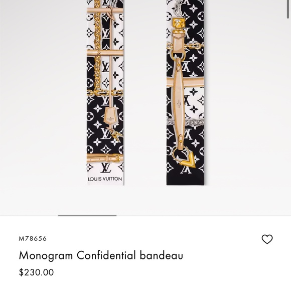 Louis Vuitton Monogram Confidential Bandeau - Picture 3 of 3